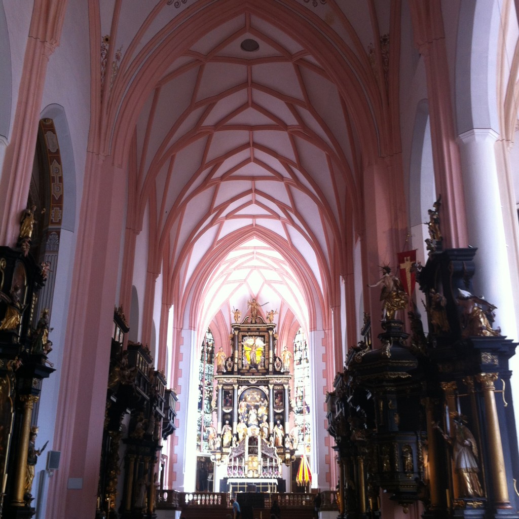 This is the church that the marriage ceremony was filmed in. It's actually located in a town outside of Salzburg.