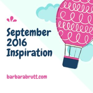 September 2016 Inspiration